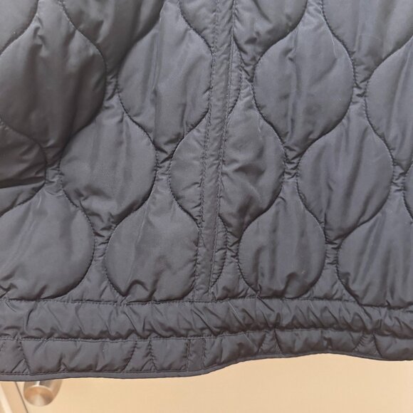 Zara Cropped Oversized Quilted Zip Puffer Sz M / L - Picture 7 of 10